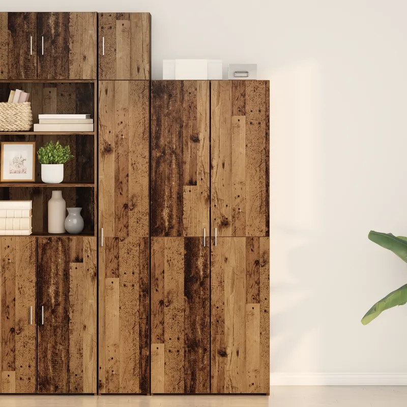 bufet lemn vechi 70x42.5x185 cm lemn prelucrat