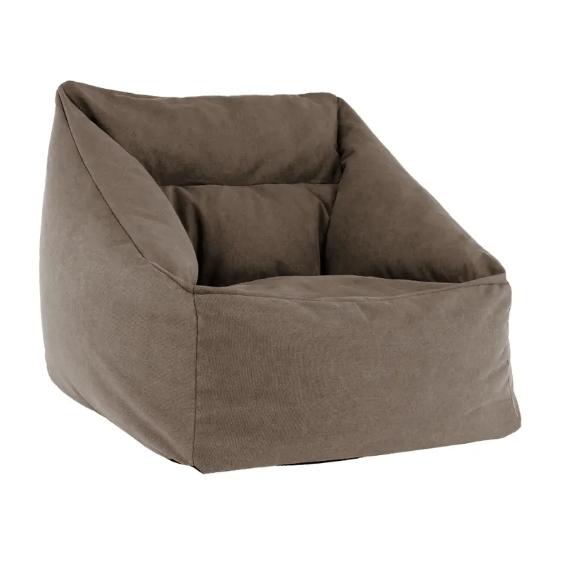 Fotoliu puf TIGRA 80 x 80 x 80 CM - Maro