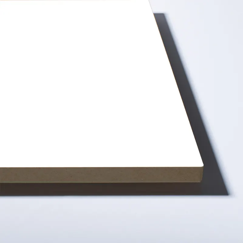 Placa MDF melaminat alb membrane 1F Yildiz, 2800 x 2070 x 18 mm