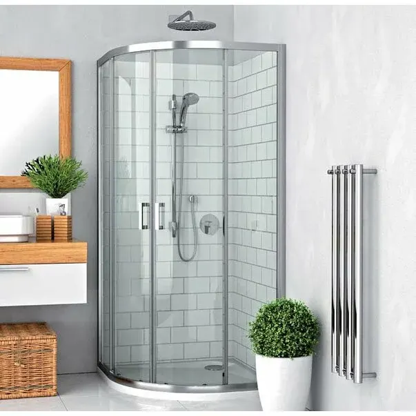 Cabina de dus semirotunda cu usi glisante Roth Lega Line LLR2 800 80x80