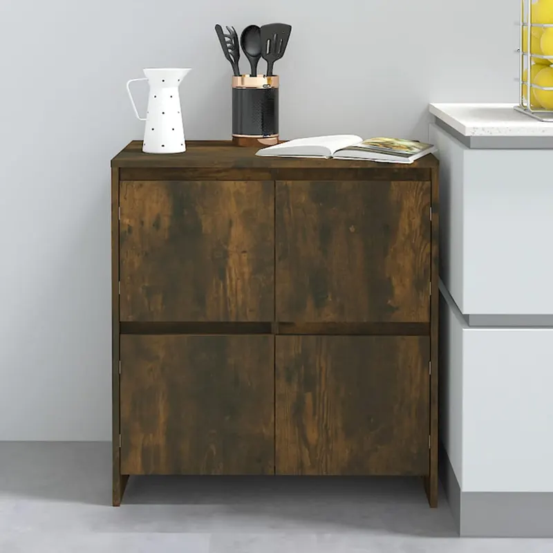 servanta, stejar afumat, 70x41x75cm, lemn prelucrat