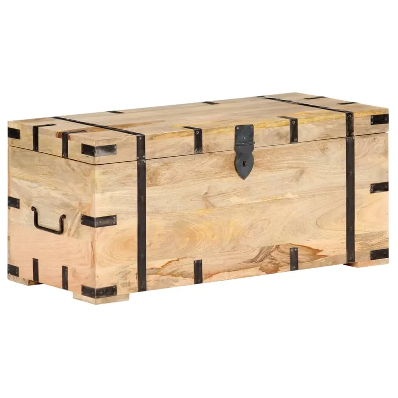 cufar, 90 x 40 x 40 cm, lemn masiv de mango