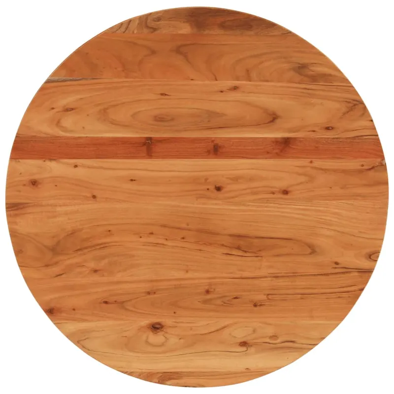 blat de masa rotund, Ø70x3,8 cm, lemn masiv de acacia