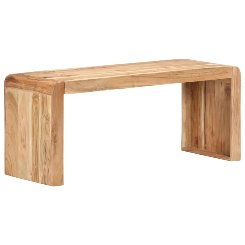 banca, 110x38x46 cm, lemn masiv de acacia