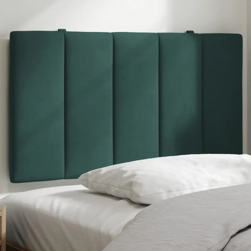 perna tablie de pat, verde, 80 cm, catifea
