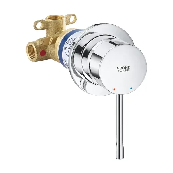 Unitate comanda Grohe 29197000, Essence, tip comanda monocomanda, tip incastrare aparent, dimensiune racord 1 2, crom
