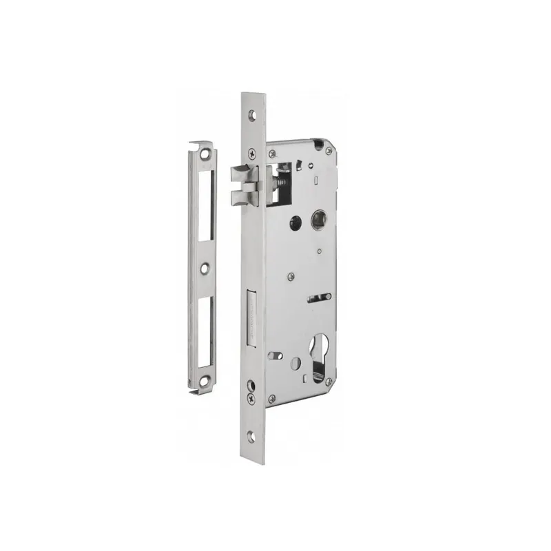 Broasca pentru usi de interior, placa dreapta, argintiu, 50 x 85 mm