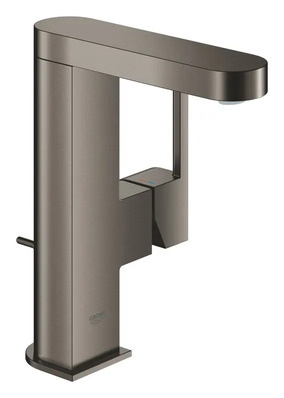 Baterie lavoar Grohe 23871AL3, Plus, M, 190 mm, pivotanta, ventil, mat, grafit