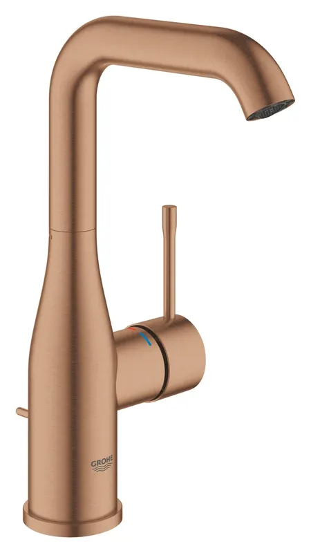 Baterie lavoar Grohe 32628DL1, Essence, 3 8 , marimea L, pivotanta, ventil, mat, cupru