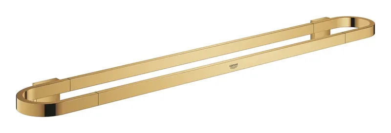 Suport prosop Grohe 41056GL0, Selection, 600 mm, pe perete, metal, lucios, auriu