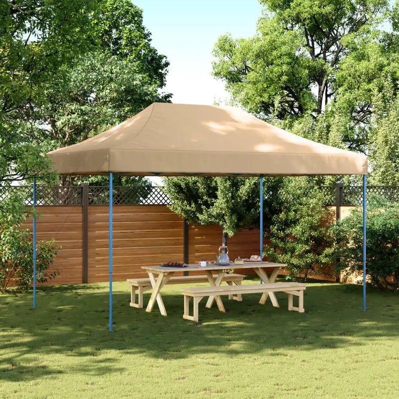 cort de petrecere pliabil pop-up, 440x292x315 cm, bej