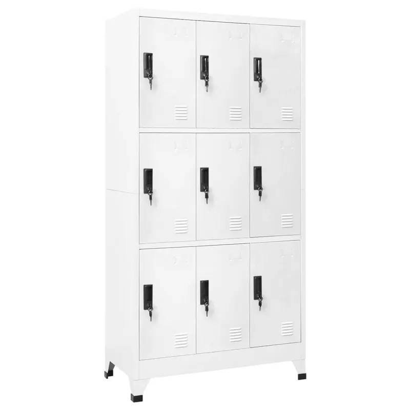 fiset, alb, 90x45x180 cm, otel
