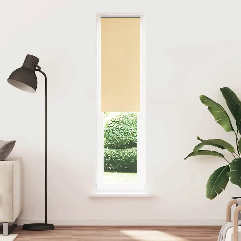 jaluza cu role opace bej 60x230 cm latime material 55,7 cm