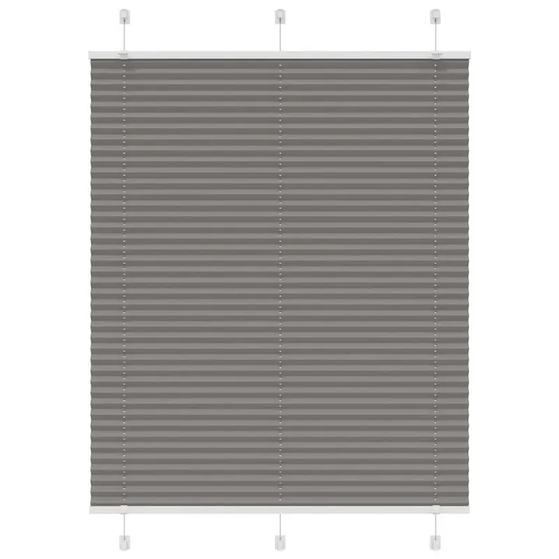 jaluza plisata antracit 105x150 cm latime tesatura 104,4 cm