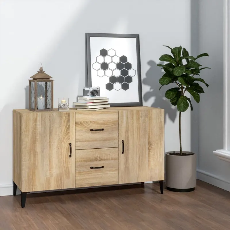 servanta, stejar sonoma, 100x36x60 cm, lemn compozit