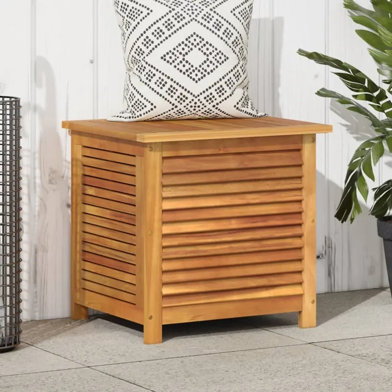 lada depozitare gradina cu grilaj 60x50x56 cm lemn masiv acacia