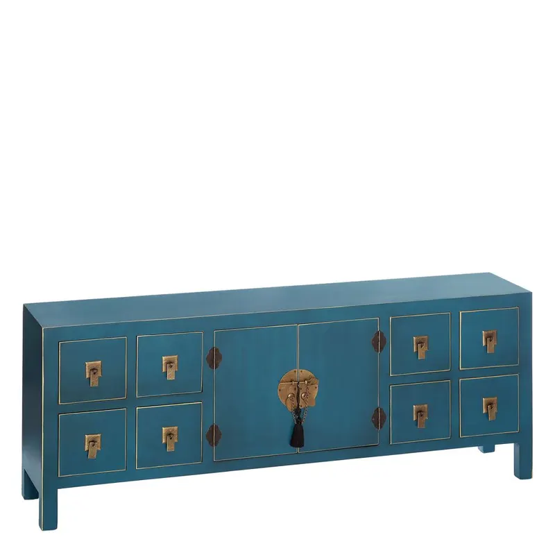 Cabinet EGYPT 130 x 24 x 50.5 CM - Turquoise