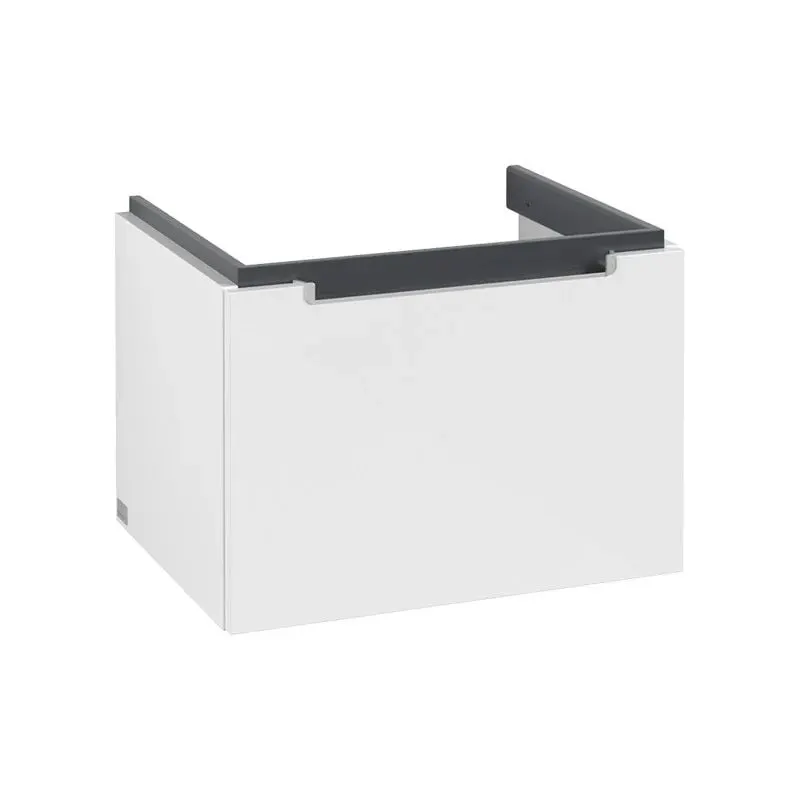 Mobilier suspendat Villeroy Boch, Subway 2.0, pentru lavoare incastrabile, 58,7 x 45,4 cm, alb lucios
