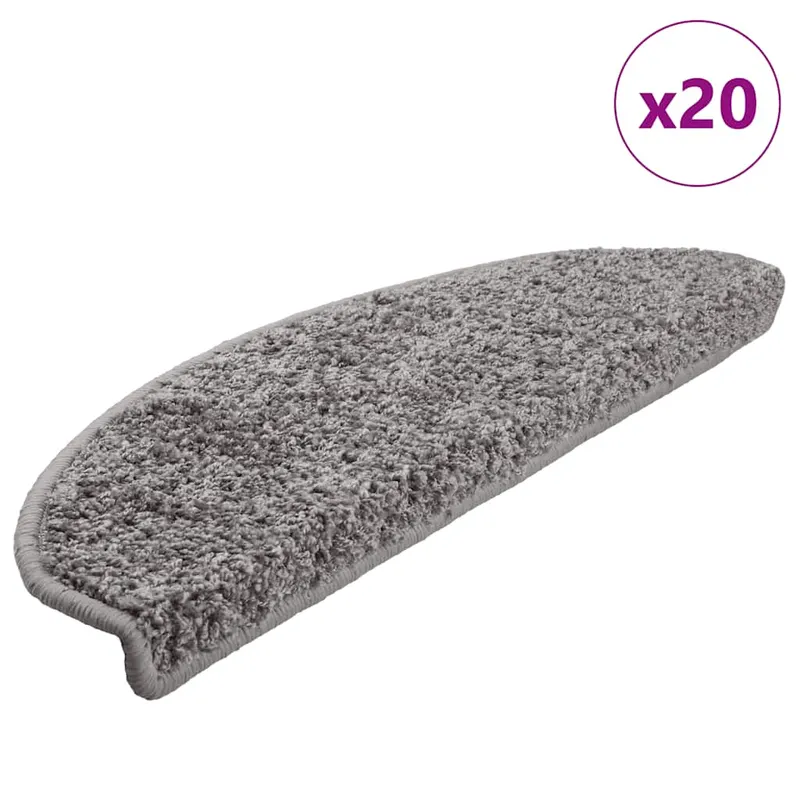 covorase scara 20 buc gri 65x21x4 cm