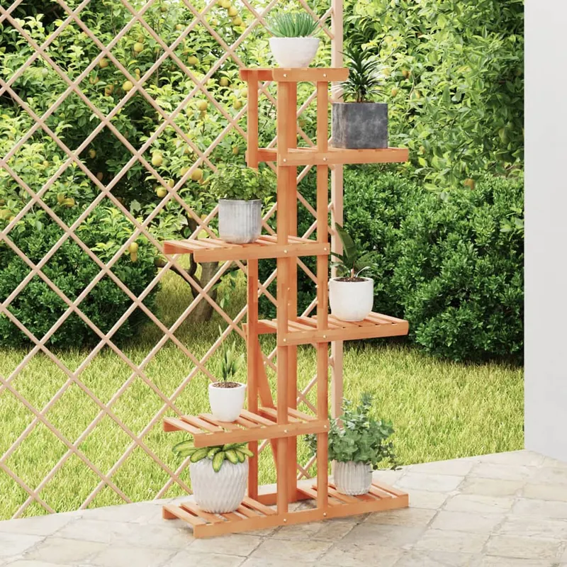 suport pentru flori, 75x25x140,5 cm, lemn masiv de brad