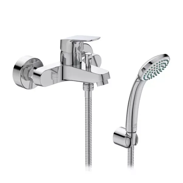 Baterie cada - dus Ideal Standard Ceraflex crom lucios cu set de dus