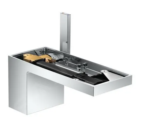 Baterie lavoar, crom, evacuare push-open, fara placuta, Axor My Edition