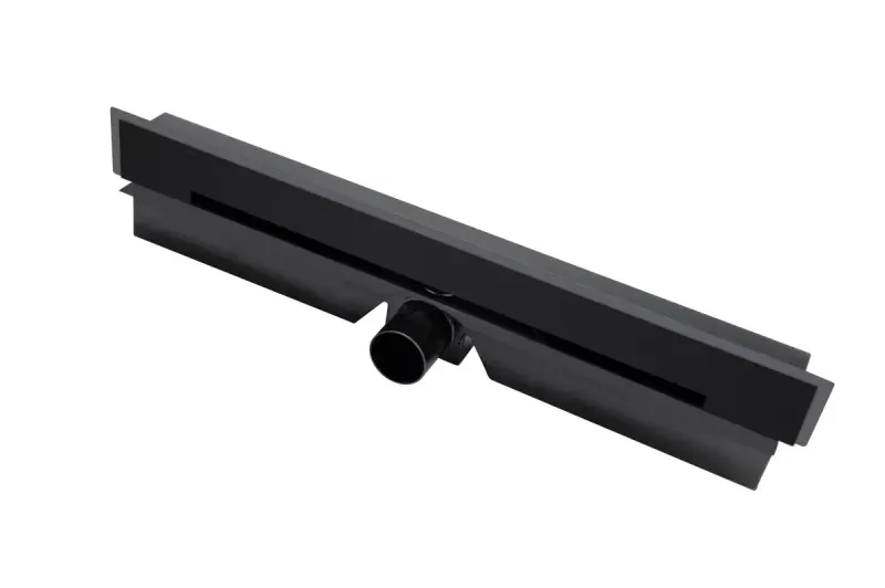 Rigola dus liniara 61 cm, negru mat, Kleome FDesign
