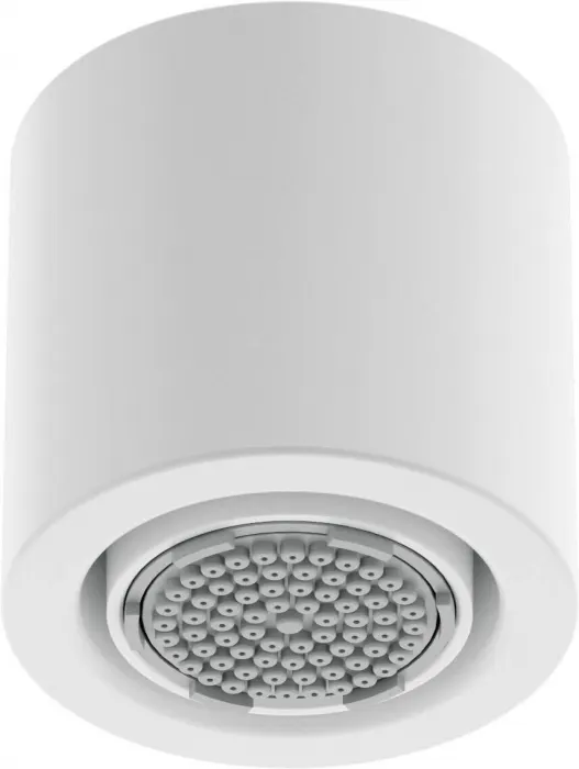 Palarie dus rotunda, fixa, O 42 mm, alb, Deante Silia