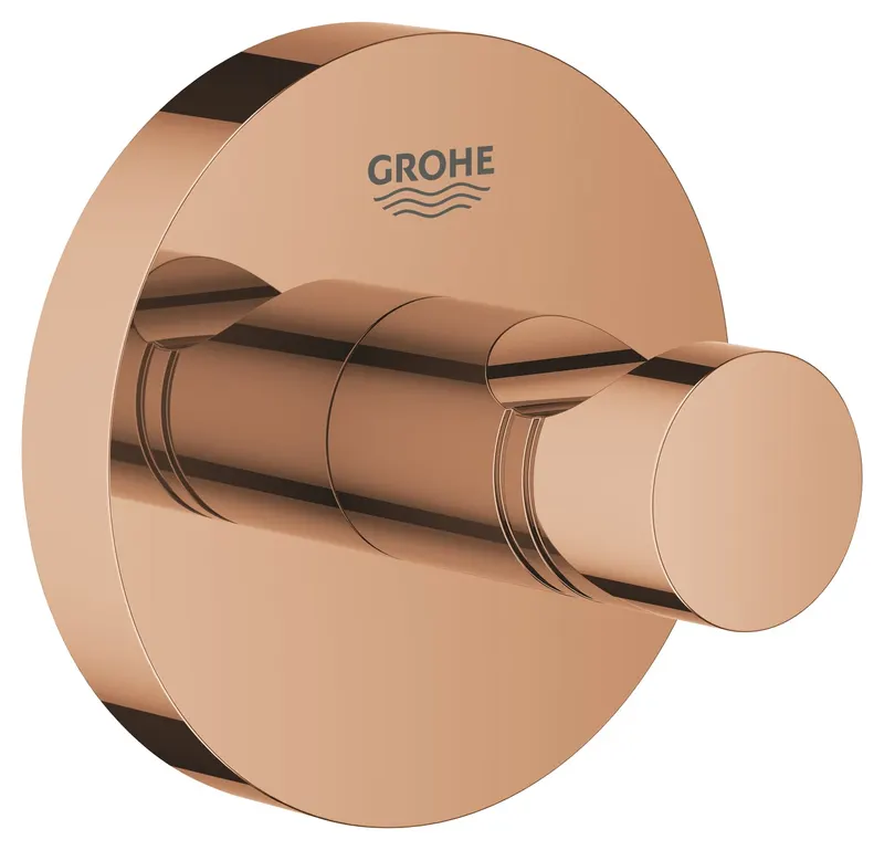 Agatatoare Grohe 40364DA1, Essentials, pe perete, metal, lucios, cupru