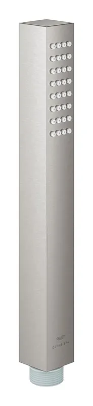 Para de dus Grohe 26885DC0, SPA AQUA Cube, 1 functie, metal, mat, otel satinat
