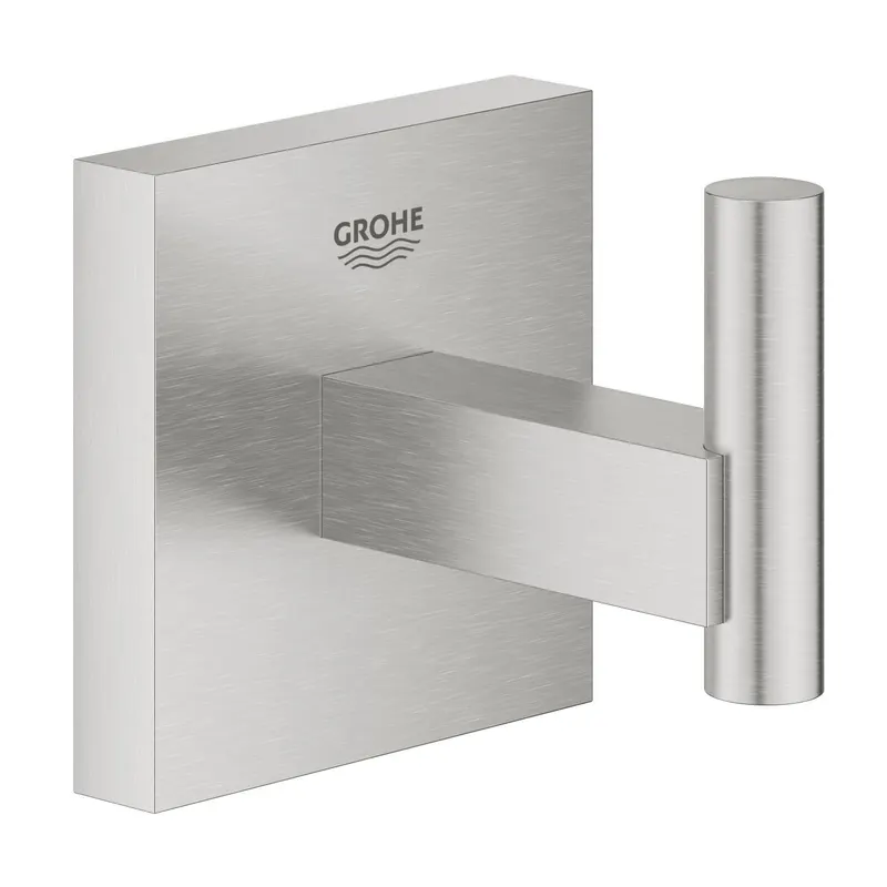 Agatatoare Grohe 40961DC0, Start Cube, pe perete, metal, mat, otel satinat