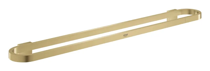 Suport prosop Grohe 41056GN0, Selection, 600 mm, pe perete, metal, mat, auriu