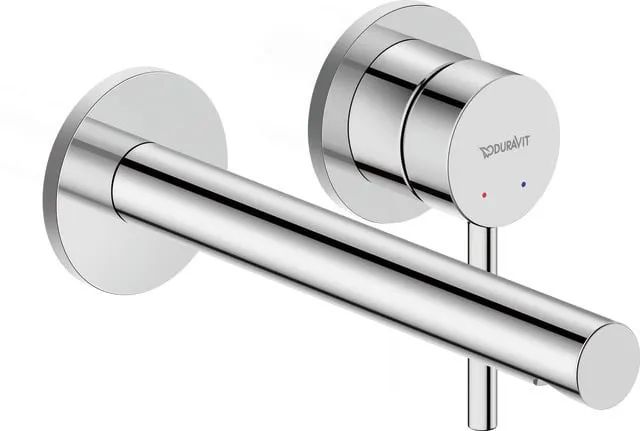Baterie pentru lavoar Duravit CE1070004010, lavoar Circle, compatibil cu instalatii sanitare standard, crom