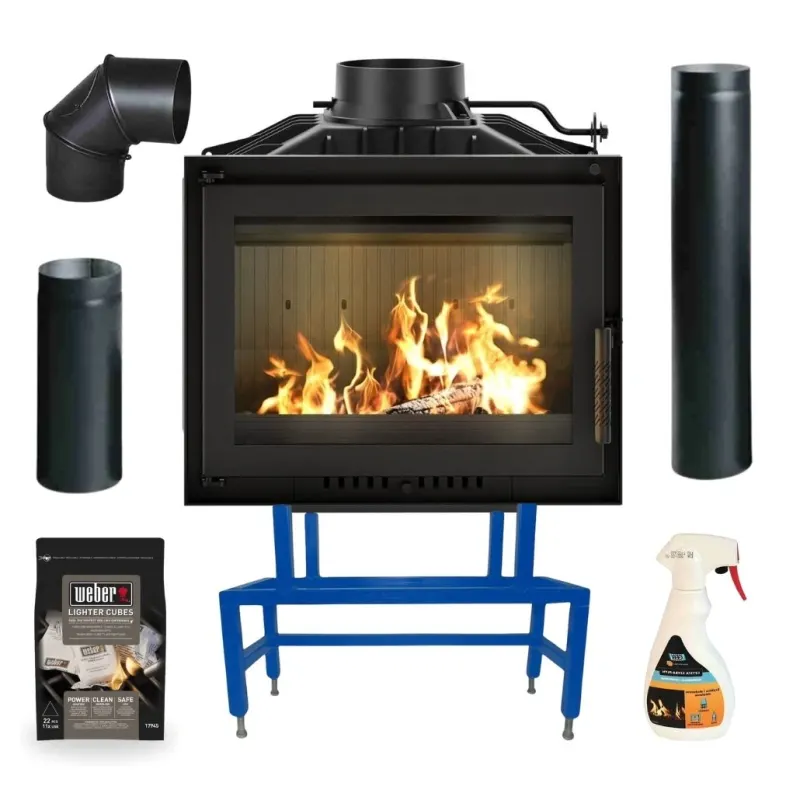 Focar fonta Bergen 8-11kW - 81% - pachet Basic