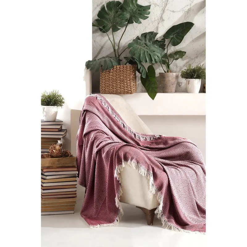Patura Vanity, Rosu bordo, 210x170 cm - Rosu