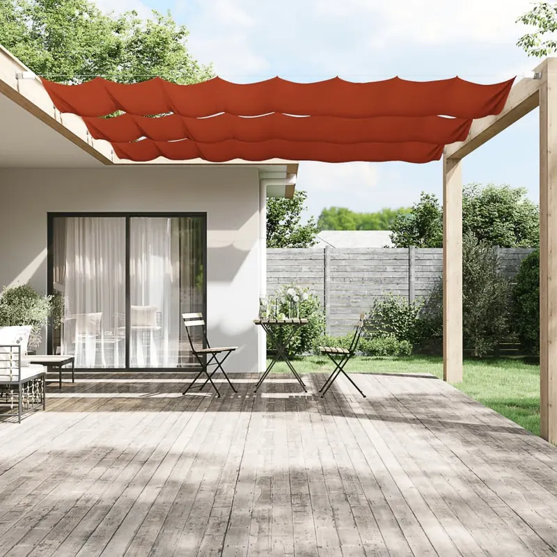 copertina verticala, teracota, 100x1200 cm, tesatura oxford