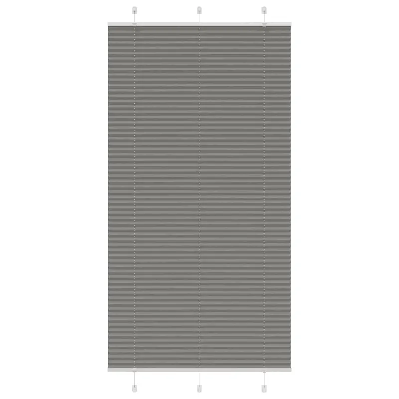 jaluza plisata antracit 110x200 cm latime tesatura 109,4 cm