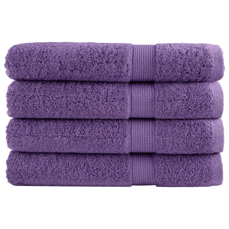 prosoape de sauna premium solund 4 buc. violet 80x200 cm 600gsm