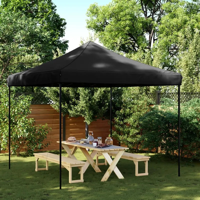 cort de petrecere pliabil pop-up, 292x292x315 cm, negru