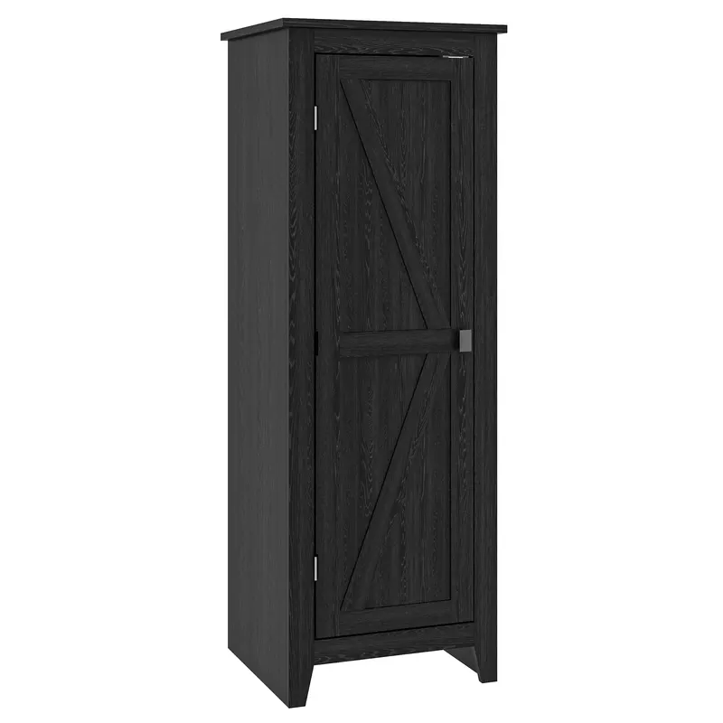 HOMCOM Dulap de depozitare pe picioare bufet bucătărie cu 2 rafturi reglabile 120H cm negru