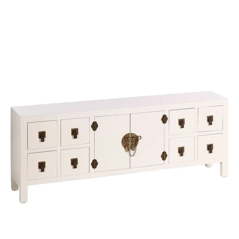 Cabinet EGYPT 130 x 24 x 50.5 CM - Alb