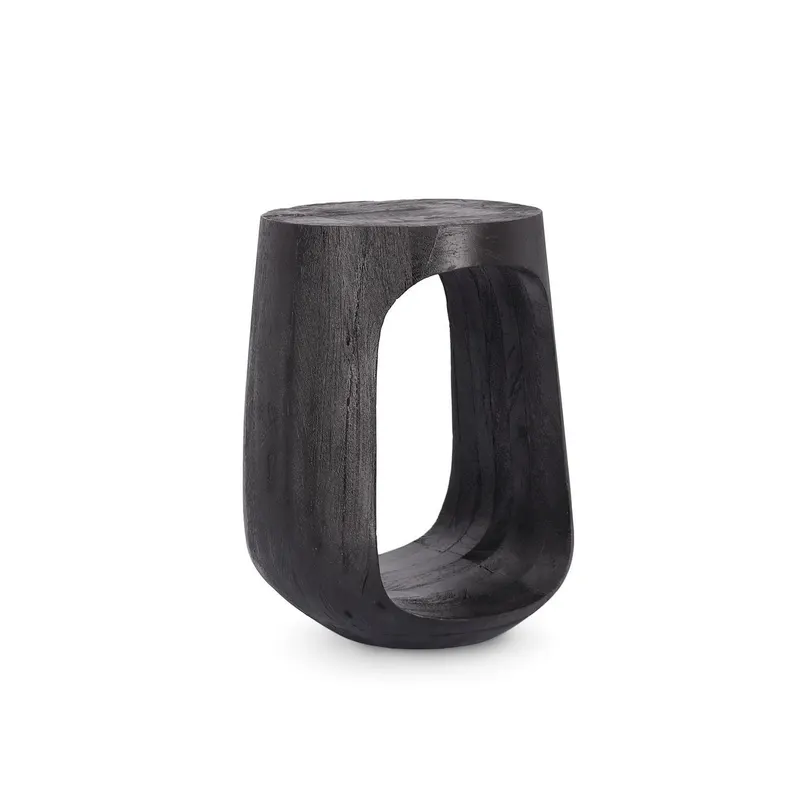 Masuta de cafea LOPEZ BLACK Ø33 x 45 CM - Negru