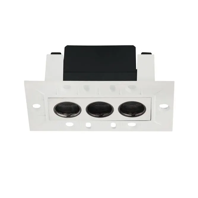 Spot incastrat trimless CANON 9 CM - Alb