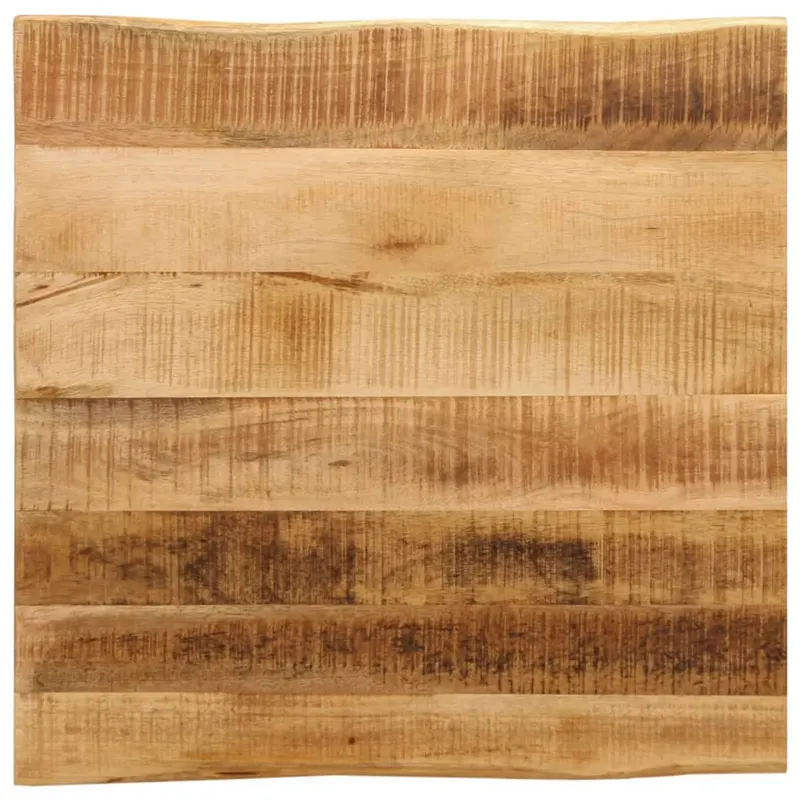 Blat de masa contur natural 60x60x2,5 cm lemn masiv mango brut