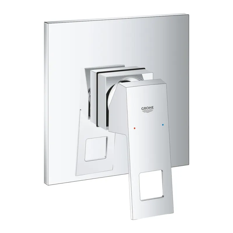 Baterie dus Grohe Eurocube incastrata pentru corp ingropat, crom