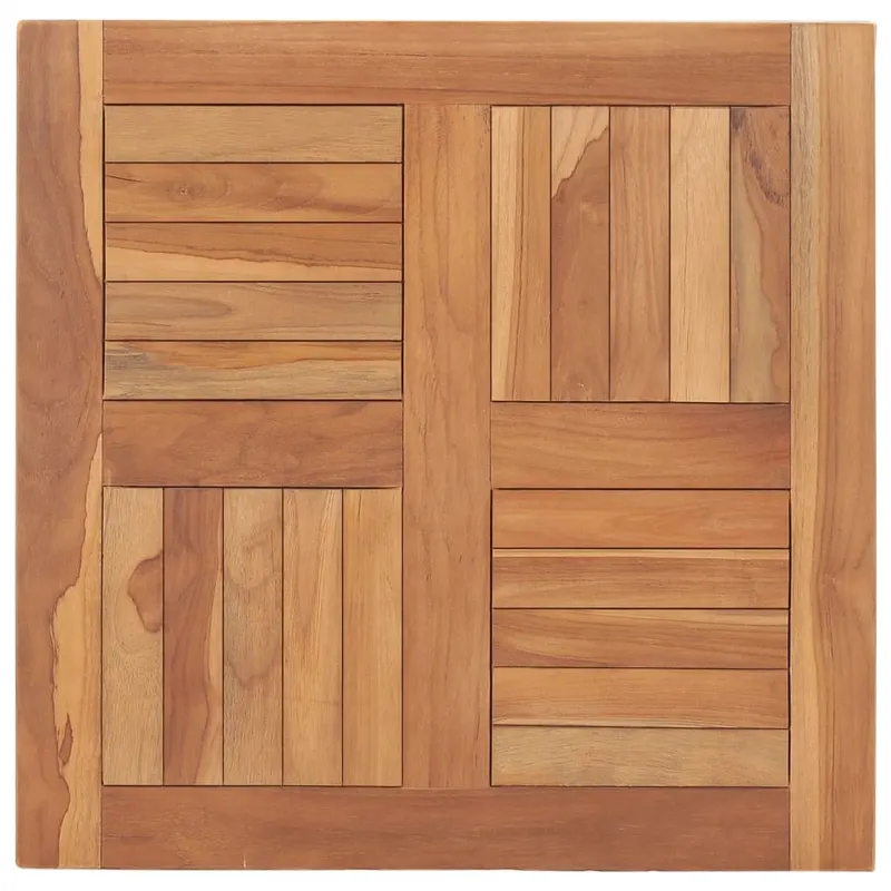 blat de masa, 60 x 60 x 2,5 cm, lemn masiv de tec