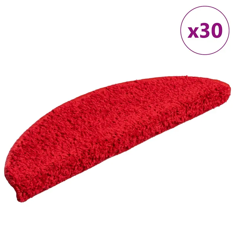 covorase scara 30 buc rosu 56x17x3 cm