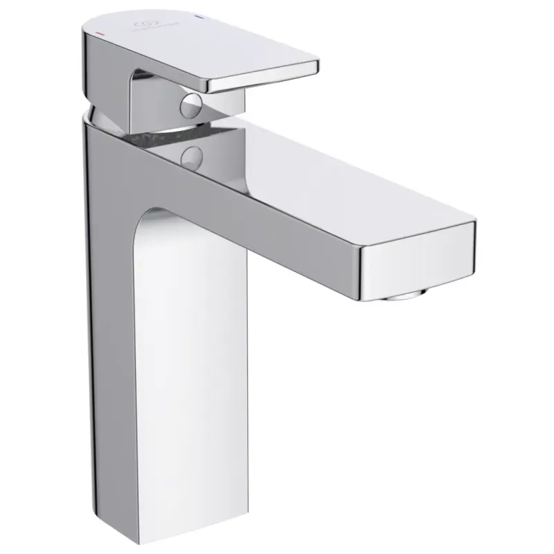 Baterie lavoar Ideal Standard Edge A7109AA, 3 8 , marimea L, monocomanda, cartus ceramic, evacuare cu tija, crom