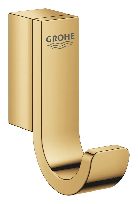 Agatatoare Grohe 41039GL0, Selection, pe perete, metal, lucios, auriu