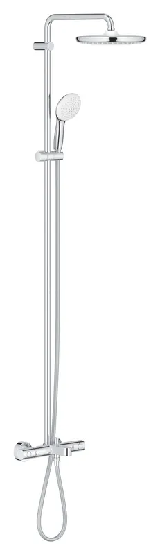 Sistem de dus Grohe 26672001, 250 mm, 1 bar, 110 mm, 1.75 m, 1588 mm, 412 mm, 1 functii palarie dus, Crom